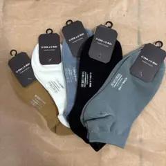 U CHA & U MAI 5足 靴下 メンズ 通勤 春夏秋冬 マルチカラー