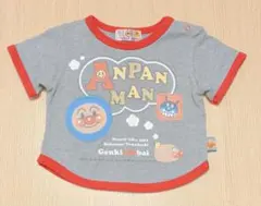 アンパンマン 半袖Tシャツ グレー 80cm GENKI 100BAI!
