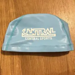 ［美品］CENTRAL SPORTS 水泳帽 M 水色