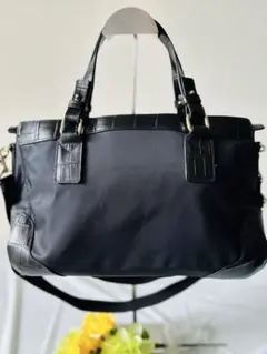 【美品】レノマ renoma ナイロン＆レザートート　ショルダー付のサムネイル