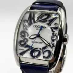 稼働 新品電池！LOCMAN ヒストリー ブルー 腕時計 メンズ クォーツのサムネイル