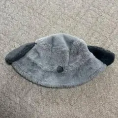 スヌーピー　バケットハット　グレー　usj ユニバ