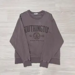 【今季商品】グローバルワーク ピグメント刺繍ロゴプルオーバー Lサイズ