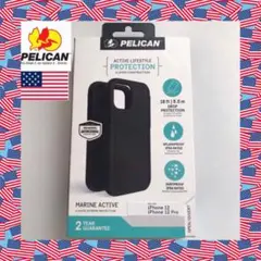 新品 iPhoneケース 12/12 pro 対応 USA ペリカン 黒のサムネイル