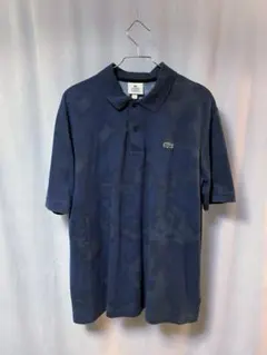 LACOSTE L!VE ポロシャツ カモフラ柄 ネイビーのサムネイル