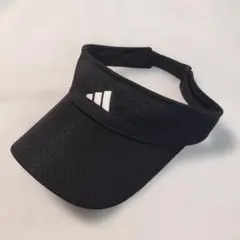【美品】adidas ブラック メッシュ バイザー