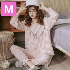 パジャマ ナイトウェア ルームウェア 綿 コットン Mサイズ レディース