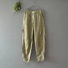 ベルシュカ［S］大人カジュアル◎ウエストゴム◎薄手やわらか◎綿混テーパードパンツ