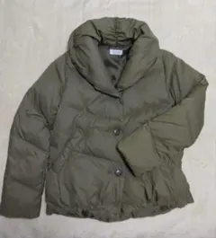 LEPSIMショールカラー ダウンジャケット　モスグリーン　ダウンフェザー　M