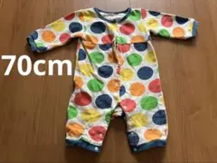 ドット柄ロンパース サイズ70