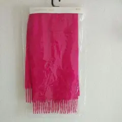 UNIQLO カシミヤ100% ピンクマフラー