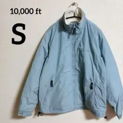 10,000 ft 水色 ハイネックジャケット S 防寒ジャンパー スキーウエア