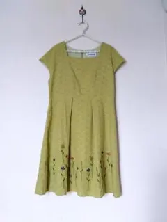 ♥️美品シビラJocomomoIa花刺繍ワンピース♥️♥️