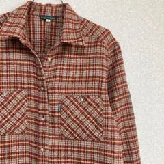 【レディース】 polo club アクリル100 % 長袖シャツ　Mのサムネイル