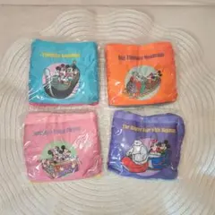 ディズニーリゾート カプセルトイ レトロ柄 エコバッグ ４点セット