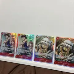 モンキー・D・ルフィSR　２枚　トラファルガー・ローSR 2枚