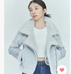 新品未使用　BLUE×PALANG FUR BOA JACKET