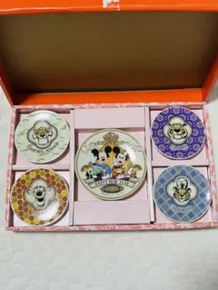 ディズニー　チャンドゥ　豆皿　絵皿　寅年　5枚セット