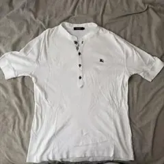 BURBERRY BLACK LABEL ヘンリーネック Tシャツ ホワイトのサムネイル