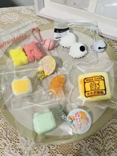 kikisquishy 粉付きスクイーズ 6個セット kikisquishy スクイーズ 粉付き 粉バター くまチーズ S(リメイク
