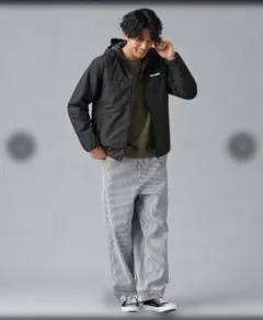 CONVERSE フード付き中綿ブルゾン(はっ水・防風・保温・静電気軽減)