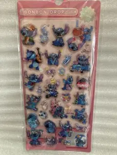 247.ぷっくりドロップ3D立体プチボンボンスティッチウォーターシール1枚