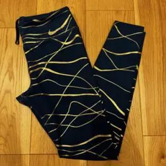 Nike ヨガパンツ M 青緑/ゴールド