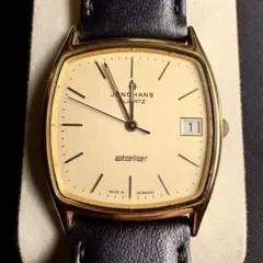 ★JUNGHANS ユンハウス／ヴィンテージ金枠　極上コンディション　希少モデルのサムネイル
