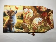 ブックカバーハンドメイド 文庫本 秋だよォ〰️