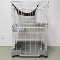 猫 キャット ケージ 2段 ハンモックのサムネイル