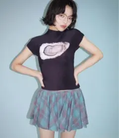 musubore peplum mini SK / ペプラムミニスカート