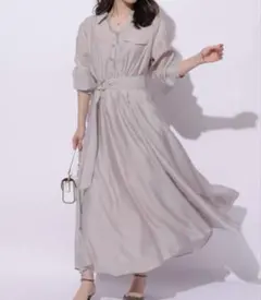 アプワイザーリッシェ　シアーシャツワンピース　2025年購入　新品未使用タグ付き