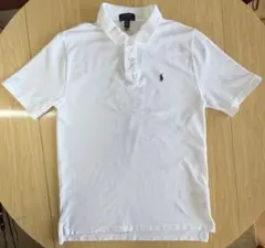 Ａポロラルフローレン　ホワイトポロシャツ BOYS XL/TG (18-20)