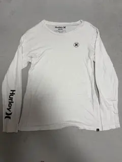 Hurley 長袖カットソー ホワイト ブラック