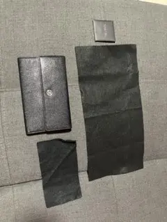 シャネルCHANEL新品未使用ソフトキャビアスキン三つ折り長財布