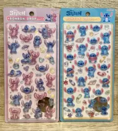 ボンボンドロップシール　ディズニー　スティッチ　2種セット　正規品