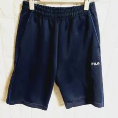 FILA（フィラ）スポーツ　ハーフパンツ　ジャージ　ネイビー　Ｌ　㊶のサムネイル