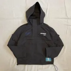 【未使用】HIPANDA アノラックパーカー　ブラック　Mサイズ ギミック付き