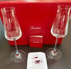 Baccarat シャトーバカラ シャンパンフルート 2客セット
