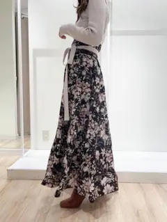 極美品マーキュリーデュオフラワードッキングコルセットワンピース M