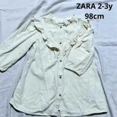 ZARA コーデュロイワンピース　2-3y