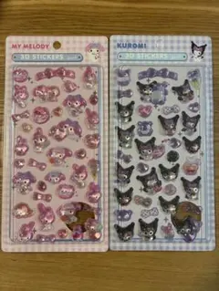 ⭐︎マイメロ　クロミ　3Dステッカー2枚セット⭐︎立体シール　サンリオ