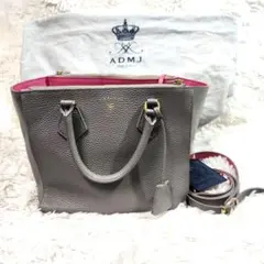 A.D.M.J. 牛革シュリンク 2WAY ミニトートバッグのサムネイル