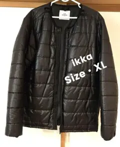 ikka ブラック ダウンジャケット XL