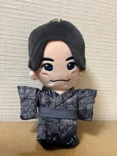 ちびぬいはぴぬい服　着物浴衣(刺し子黒)のサムネイル