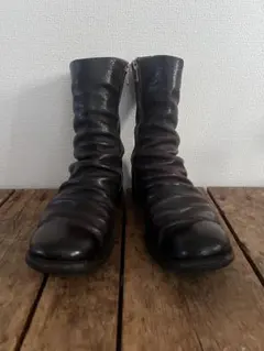 GUIDI フロントジップ 43 ブラック ホースレザー Rick Owens - メルカリ