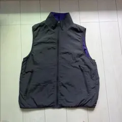 リバーシブル ベスト ブラック パープル