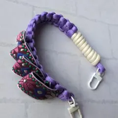 ハンドメイド パラコード スマホストラップ