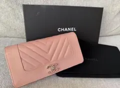 CHANEL マドモアゼルヴィンテージ フラップウォレットA80971 長財布 