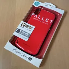 iPhone XR 耐衝撃ハイブリッドケース「PALLET」 レッド